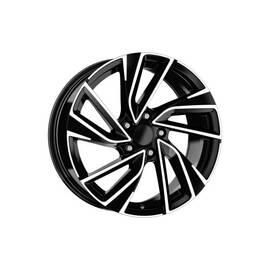 Jante DY726 KM 16x7 5x100 ET35 negru polish diamond cut compatibile Skoda Volkswagen Audi Seat Cod: DY726 - - Roveli