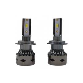 Set 2 Becuri  LED  HB4 9006   55W  5500 lumen-bec 6000k  12V CANBUS Cod:  CHS-D8-HB4 - - Roveli
