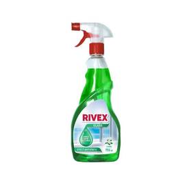 Solutie curatare geamuri Rivex, lichid, parfum iasomie, pulverizator, 750 ml - - Roveli