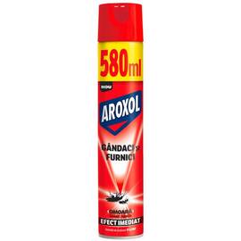 ​Spray insecticid gandaci si furnici Aroxol, efect imediat, 580 ml - - Roveli