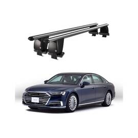 Bare transversale portbagaj auto aluminiu compatibile plafon neted Audi A8 D5 4N 2017-> argintii sau negre Cod: CB200101 Kit-105 - - Roveli