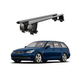 Bare transversale portbagaj auto aluminiu compatibile plafon neted BMW Seria 5 E61 Touring 2003-2010 argintii sau negre Cod: CB200101 Kit-101 - - Roveli