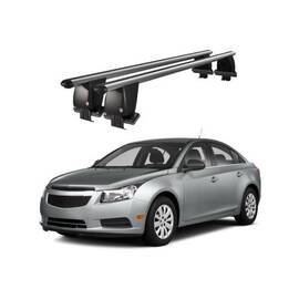 Bare transversale portbagaj auto aluminiu compatibile plafon neted Chevrolet Cruze Hatchback 2009-2016 argintii sau negre Cod: CB200101 Kit-109 - - Roveli