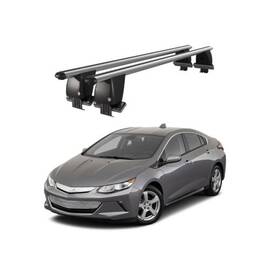 Bare transversale portbagaj auto aluminiu compatibile plafon neted Chevrolet Volt 2010-2015 argintii sau negre Cod: CB200101 Kit-103 - - Roveli