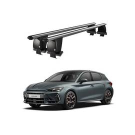 Bare transversale portbagaj auto aluminiu compatibile plafon neted Cupra Leon IV Mk4 2020-> argintii sau negre Cod: CB200101 Kit-101 - - Roveli