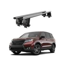 Bare transversale portbagaj auto aluminiu compatibile plafon neted Honda Passport III 2019-> argintii sau negre Cod: CB200101 Kit-108 - - Roveli