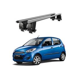 Bare transversale portbagaj auto aluminiu compatibile plafon neted Hyundai i10 PA 2007-2013 argintii sau negre Cod: CB200101 Kit-108 - - Roveli