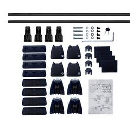 Bare transversale portbagaj auto aluminiu compatibile plafon neted Hyundai Sonata VI YF 2009-2014 argintii sau negre Cod: CB200101 Kit-102 - - Roveli