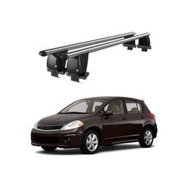 Bare transversale portbagaj auto aluminiu compatibile plafon neted Nissan Note 2004-2012 / 2013->  argintii sau negre Cod: CB200101 Kit-108 - - Roveli
