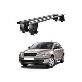 Bare transversale portbagaj auto aluminiu compatibile plafon neted Skoda Octavia 1Z 2008-2013 argintii sau negre Cod: CB200101 Kit-101 - - Roveli