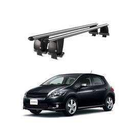 Bare transversale portbagaj auto aluminiu compatibile plafon neted Toyota Auris E150 2006-2012 argintii sau negre Cod: CB200101 Kit-108 - - Roveli