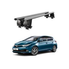 Bare transversale portbagaj auto aluminiu compatibile plafon neted Toyota Auris E210 Hatchback 2018-> argintii sau negre Cod: CB200101 Kit-101 - - Roveli