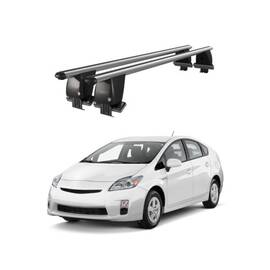 Bare transversale portbagaj auto aluminiu compatibile plafon neted Toyota Prius III XW30 2009-2015 argintii sau negre Cod: CB200101 Kit-108 - - Roveli