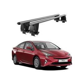 Bare transversale portbagaj auto aluminiu compatibile plafon neted Toyota Prius IV XW50 2015-2018 argintii sau negre Cod: CB200101 Kit-101 - - Roveli
