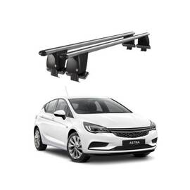 Bare transversale portbagaj auto aluminiu compatibile plafon neted Opel Astra K 2016-2021 argintii sau negre Cod: CB200101 Kit-104 - - Roveli