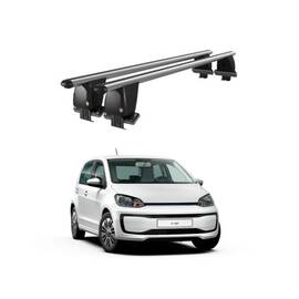 Bare transversale portbagaj auto aluminiu compatibile plafon neted Volkswagen E-Up! 2014-> argintii sau negre Cod: CB200101 Kit-103 - - Roveli
