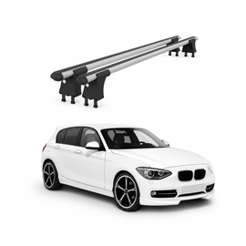 Set bare transversale aluminiu cu prindere in puncte fixe compatibile BMW Seria 1 F20 2011-2019 negre sau argintii Cod: 120101 Kit 201 - - Roveli