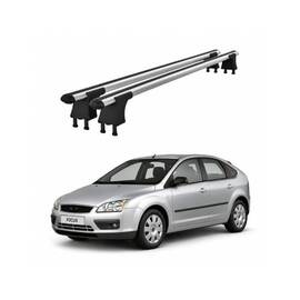 Set bare transversale aluminiu cu prindere in puncte fixe compatibile Ford Focus II 2004-2011 negre sau argintii Cod: 120101 Kit 201 - - Roveli