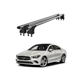 Set bare transversale aluminiu cu prindere in puncte fixe compatibile Mercedes CLA C118 2019-> negre sau argintii Cod: 120101 Kit 204 - - Roveli