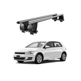 Bare transversale portbagaj auto aluminiu compatibile plafon neted Volkswagen Golf VII 5G 2012-2019 argintii sau negre Cod: CB200101 Kit-109 - - Roveli