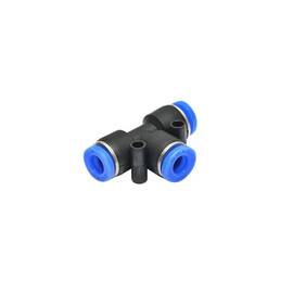 Mufa rapida T din plastic pentru furtun fi 6mm Cod: DISVA03 - - Roveli