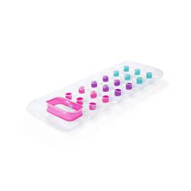 Saltea Gonflabila Plaja Bestway Multicolor, 188x71 cm, PVC, Fereastra Transparenta, Capacitate Maxima 90 kg, Petec Reparatie Inclus, Varsta 14+ - - Roveli