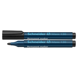 Marker permanent cu varf rotund, SCHNEIDER Maxx 130, Culoare (230): Negru - - Roveli