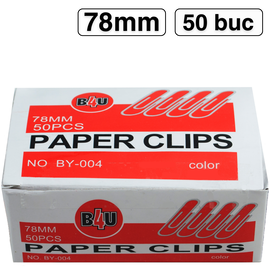 Agrafe birou 78mm, 50 buc/cutie, B4U - - Roveli