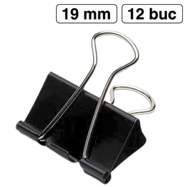 Clips 19 mm, 12 buc/cutie, B4U - - Roveli