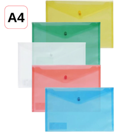 Mapa plastic A4 cu capsa si clapeta V, cu deschidere pe latura mare, CENTRUM - - Roveli