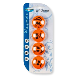 Magneti whiteboard, diametru 40 mm, 4 buc/set CENTRUM - - Roveli