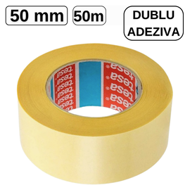 Banda dublu adeziva, 50mm x 50m, TESA - - Roveli