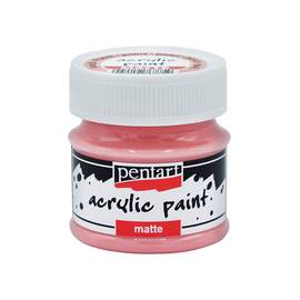 Culoare acrilica mata, 50 ml, PENTART Matte, Culoare (230): Punch - - Roveli