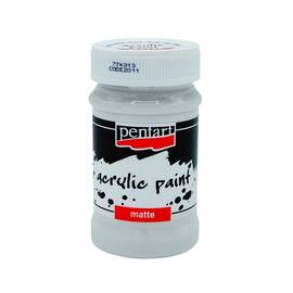 Acrylic color matte 100 ml Alb PENTART - - Roveli
