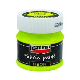 Culori textile 50 ml, Galben Neon Pentart P20176 - - Roveli