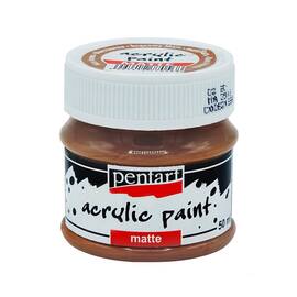 Culoare acrilica mata, 50 ml, PENTART Matte, Culoare (230): Mars Brown - - Roveli