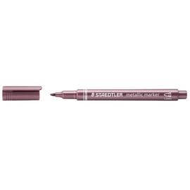 Marker permanent metalizat STAEDTLER Metallic, Culoare (230): Rosu - - Roveli