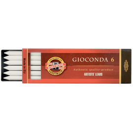 Set creta presata 5.6 mm Alb, KOH-I-NOOR Gioconda, 6 buc/set - - Roveli