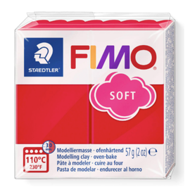 Lut polimeric Fimo Soft Indian red, 57g STH-8020-24 - - Roveli