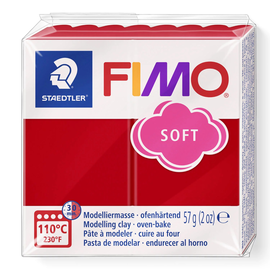Lut polimeric Fimo Soft Cherry Red, 57g STH-8020-26 - - Roveli