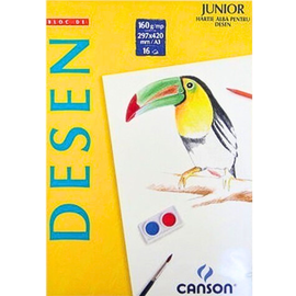 Bloc de desen A3, 160g/mp, 16 file, CANSON - - Roveli