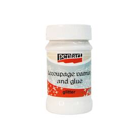 Lac adeziv decupaj cu sclipici, 100 ml PENTART  P2470 - - Roveli
