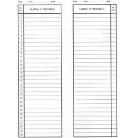 Condica de prezenta A4, 100 file/carnet - - Roveli