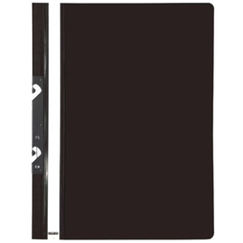 Dosar plastic cu sistem de incopciere BIURFOL Negru - - Roveli