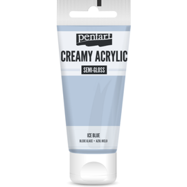 Culoare acrilica creamy semi-gloss, 60 ml, PENTART, Culoare (230): Ice Blue - - Roveli