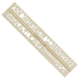 Sablon cu Litere si Cifre 20 mm KOH-I-NOOR Iso - - Roveli
