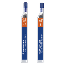 Mine creion mecanic 0.9 mm, 12 buc/set, STAEDTLER Mars Micro Carbon, Duritate mina (230): HB - - Roveli