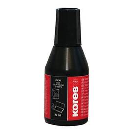 Tus stampile KORES, 27 ml, negru - - Roveli