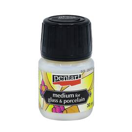Medium pentru sticla, portelan, ceramica 30 ml, Pentart P21350 - - Roveli