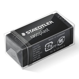 Radiera creion STAEDTLER Rasoplast neagra B40 - - Roveli